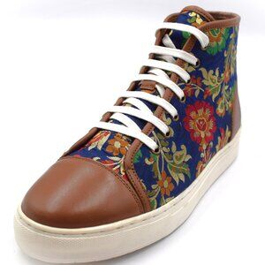 NEW Ryder Men Fashion Sneakers High Top Tan Navy
